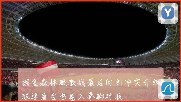 掘金森林狼激战最后时刻冲突升级球迷看台也卷入拳脚对抗
